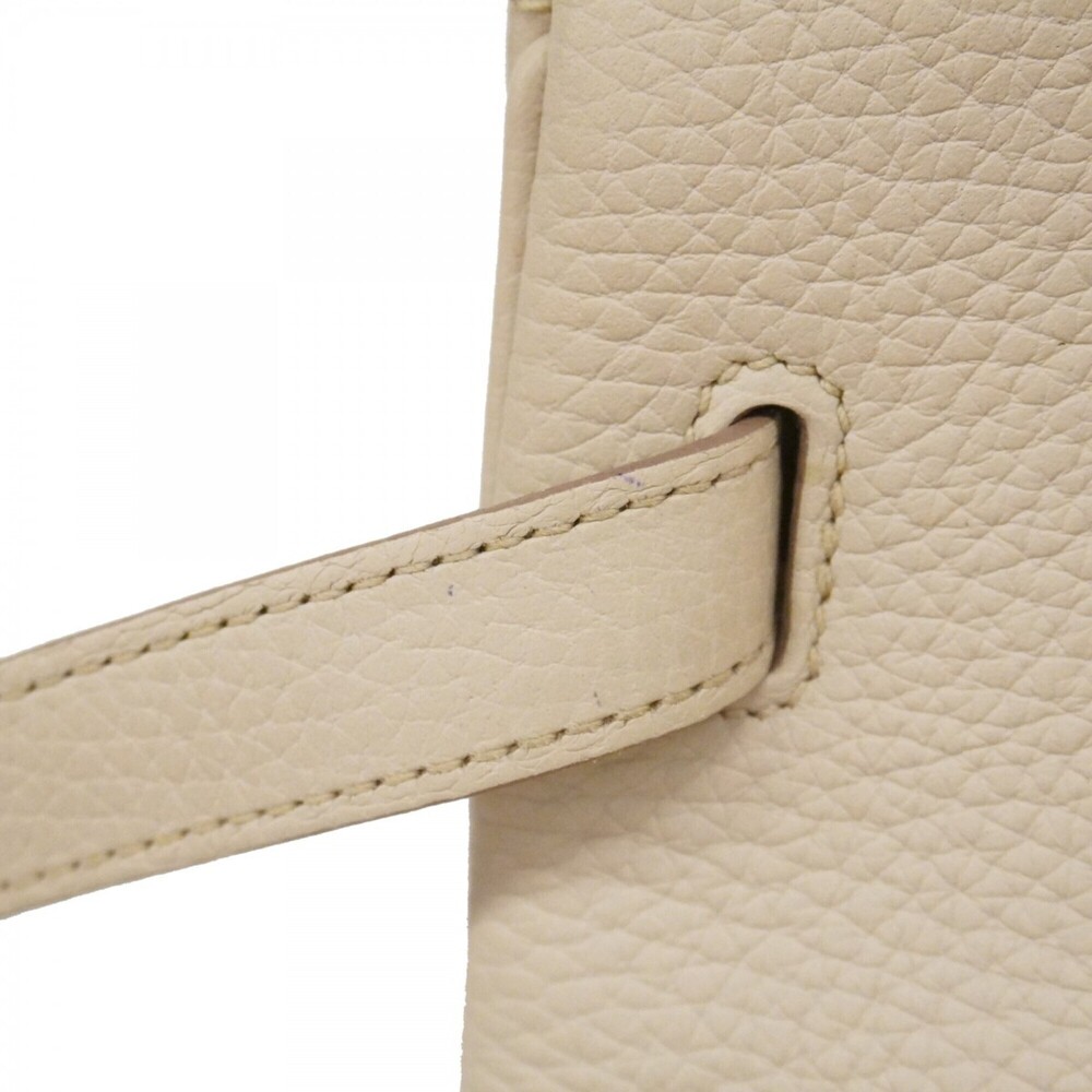 Hermes Birkin 35 handbag, Taurillon Clemence leather, Craie, A stamp, ladies'. - Picture 12 of 13